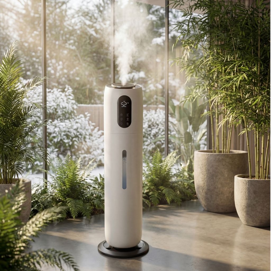 Humidificateur d'air grand volume pour plantes d'intérieur et véranda en hiver pour lutter contre l'air sec du chauffage